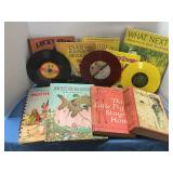 Vintage kids books & records
