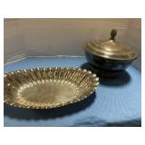 Silverplate serving dishes