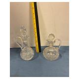 Vintage oil & vinegar bottles
