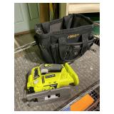 Ryobi saw and tool bag