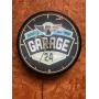 Light up Garage Clock 15" round Open 24hours