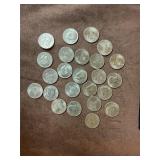24 bicentennial Kennedy half dollars UNC