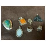 Misc sterling silver items