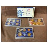 2008 US mint proof set w/presidential coins