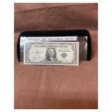 1935-A series UNC blue seal silver certificate