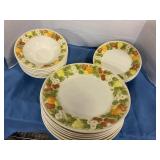 Vernon plates,bowls, saucers