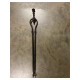 Antique wrought iron fireplace tone