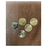 1776-2026 semi quincentennial half dollars UNC (5)