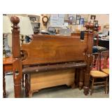 Antique bed frame