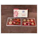 1999 U.S. mint silver proof set