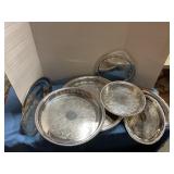 Silver-plated platters