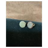 Sterling silver and natural gem rings (2)