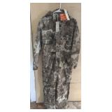 BONE DRY COVERALLS CAMO LARGE NEEDS ZIPPER