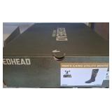 REDHEAD MEN'S CAMO UTILITY BOOTS SIZE 8