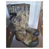 CABELA'S MEN'S BOOTS, UNSURE OF SIZE, WORN