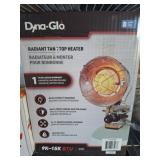 DYNA GLO RADIANT TANK TOP HEATER