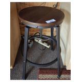 WOOD AND METAL STOOL WOOD AND METAL STOOL