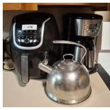 AIR FRYER, COFFEE MAKER, KETTLE AIR FRYER, COFFEE MAKER, KETTLE