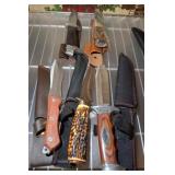 DOOM BLADE, COLUMBIA AND ASSORTED KNIVES DOOM BLADE, COLUMBIA AND ASSORTED KNIVES