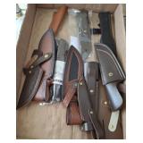 TRAY OF KNIFE HOLSTERS TRAY OF KNIFE HOLSTERS