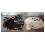 BALL GLOVE AND FOOTBALL BALL GLOVE AND FOOTBALL