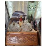 COLLECTIBLES, BROWNING CASE, CANDY DISHES, COLLECTIBLES, BROWNING CASE, CANDY DISHES,