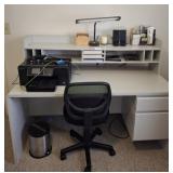 OFFICE DESK AND CONTENTS- HP PHOTOSMART PLUS, MISC OFFICE DESK AND CONTENTS- HP PHOTOSMART PLUS, MISC