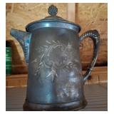 SILVER PLATED TEA PITCHER SILVER PLATED TEA PITCHER