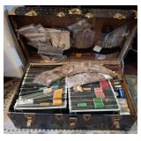 STEAMER TRUNK OF FLY TYING MATERIAL STEAMER TRUNK OF FLY TYING MATERIAL