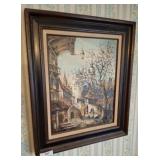 VINTAGE FRAMED SIGNED PRINT VINTAGE FRAMED SIGNED PRINT