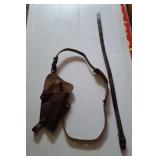 US MARKED LEATHER SHOULDER HOLSTER, TAC HOLSTER US MARKED LEATHER SHOULDER HOLSTER, TAC HOLSTER