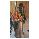 MATCH STICKS, COPPER AND VINTAGE LANTERN MATCH STICKS, COPPER AND VINTAGE LANTERN