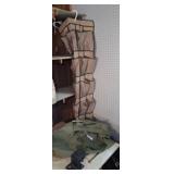 DUFFLE BAG AND ASSORTED STORAGE DUFFLE BAG AND ASSORTED STORAGE