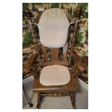 ARROW BACK OAK ROCKING CHAIR ARROW BACK OAK ROCKING CHAIR