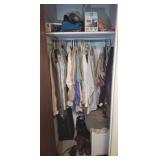 CONTENTS OF CLOSET, CLOTHING, SHOES, LUGGAGE, CONTENTS OF CLOSET, CLOTHING, SHOES, LUGGAGE,