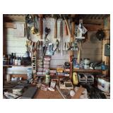 CONTENTS OF PEG BOARD, WORK BENCH CONTENTS OF PEG BOARD, WORK BENCH