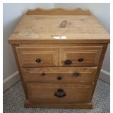 SMALL PINE CHEST 22X17X25 SMALL PINE CHEST 22X17X25