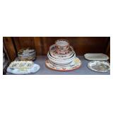 GROUP OF ASSORTED DECORATIVE PLATES, PLATTERS, GROUP OF ASSORTED DECORATIVE PLATES, PLATTERS,