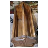 OAK MAGAZINE RACK OAK MAGAZINE RACK