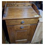 OAK WASTE CAN STORAGE CONTAINER OAK WASTE CAN STORAGE CONTAINER