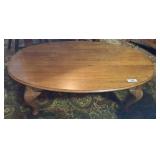 OAK QUEEN ANN COFFEE TABLE OAK QUEEN ANN COFFEE TABLE