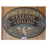 WELCOME ABOARD 22IN WELCOME ABOARD 22IN