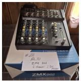 ALTO ZMX 862 6 CHANNEL 2 BUS MIXER ALTO ZMX 862 6 CHANNEL 2 BUS MIXER