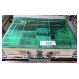 PLANO TACKLE BOX AND CONTENTS PLANO TACKLE BOX AND CONTENTS