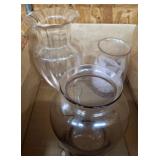 ASSORTED PINK VASES