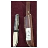 WILLIAM RODGERS MY WAY HUNTING KNIFE IN SHEATH