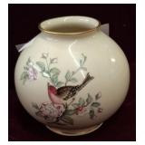 LENOX SERENADE GOLD TRIMMED VASE