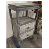 2 DRAWER ACCENT TABLE/STAND