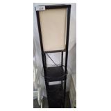 FLOOR LAMP W/ BOTTOM SHELVES