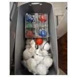 TOTE OF CHRISTMAS LIGHTS